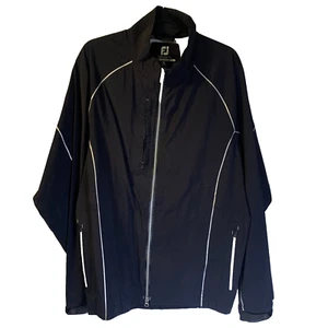 Footjoy Giacca Antipioggia Uomo Dryjoys Select Taglia XL Nero Impermeabile Nylon Golf - Foto 1 di 8