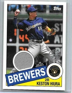 KESTON HIURA 2020 TOPPS SERIES 1 BASEBALL GAME USED JERSEY - Picture 1 of 1