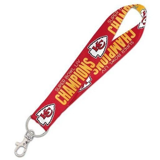 Kansas City Chiefs Super Bowl LIV Champions Key Strap | Official NFL Keychain - Image 1 of 1