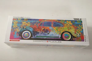 Panoramic Puzzle 1000 Pieces (M3R) Beetle Spalsh (JSF6) New Eurographics VW Bug - Picture 1 of 13