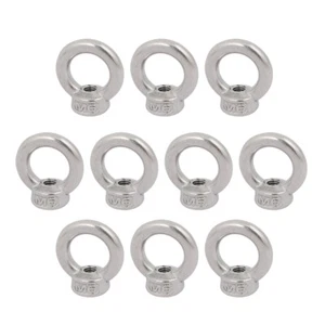 10Stk.Ringmutter M6 Innengewinde 304 Edelstahl runde Form für Seilbeschlag - Bild 1 von 5