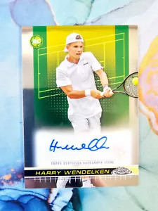 Harry Wendelken Auto 2024 Topps Chrome Tennis - Bild 1 von 2