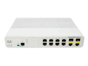 Cisco Switch WS-C2960C-8TC-S 8Ports 100Mbits 2Ports 1000Mbits 2Ports Combo SFP 1 - Afbeelding 1 van 5