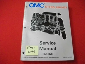 1997 OMC STERN DRIVES-ENGINE 3.0 THRU 7.4 "LK" SERIES SERVICE MANUAL #507282 GC - Picture 1 of 8