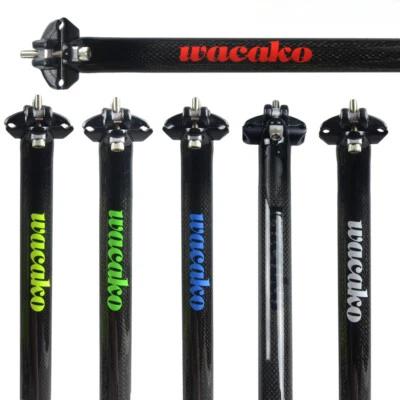 Tija de sillín de bicicleta BMX de carretera MTB de carbono completo 25,4/27,2/28,6/30,8/31,6*350/400/450 mm Foto 1 de 4