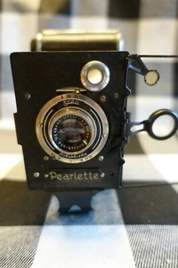 Konica Pearlette Rokuoh-Sha Kamera Optor 75mm Objektiv - Bild 1 von 6