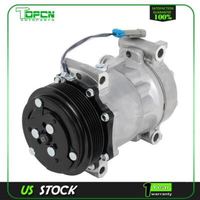 Compresor de aire acondicionado para 96-99 Chevrolet C1500 C2500 K1500 K2500 GMC C1500 2500 3500 Foto 1 de 4