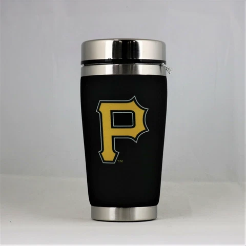 Pittsburgh Pirates MLB 16oz Travel Tumbler Coffee Mug Cup Cover