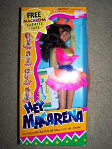 Hey Macarena! Hispanic Barbie Size Doll Brunette 11.5” Original Dance Doll 1996 - Picture 1 of 6