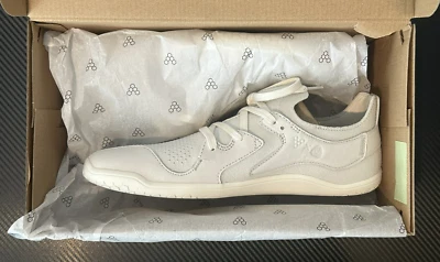 Vivobarefoot Men's US 7 Primus Asana III M Limestone Leather Sneakers, 309313-01 - Image 1 of 4