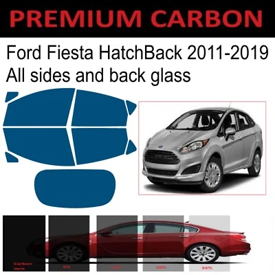 Premium Carbon Window Tint fits Ford Fiesta Hatchback 2011-2019 precut tint - Image 1 of 4