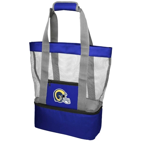 NFL LA Rams 2-in-1 Tote & Cooler Beach Bag  - Blue / Grey Cover