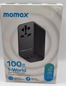 MOMAX Universal Travel Adapter 100W Fast GaN International Power Adapter - Picture 1 of 2