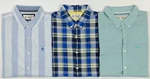 Men's Penguin by Munsingwear Button-Front Short Sleeve Cotton Shirt - Picture 1 of 4