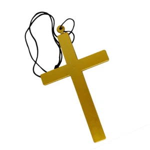 5 Pcs Cross Golden Cross Halloween Costume Accessories - Picture 1 of 11