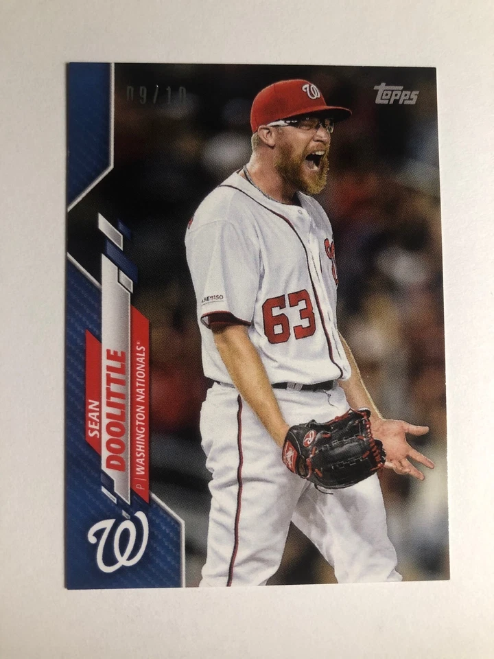 2020 Topps On Demand Mini Blue Parallel Sean Doolittle Nationals 36 /10 - Image 1 of 1