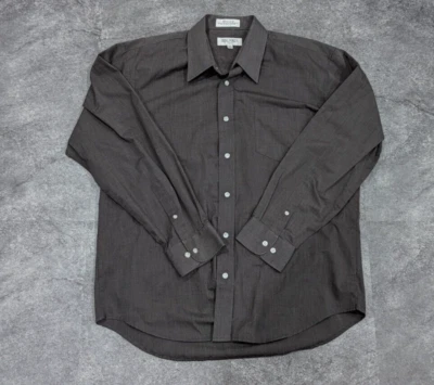 Camisa de vestir Pierre Balmain Paris manga larga gris para hombre 16,5 34/35 Foto 1 de 4