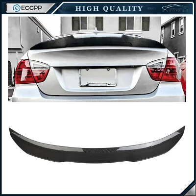 Carbon Fiber PSM Rear Spoiler Fits 2006-2011 BMW E90 3-Series M3 Sedan Foto 1 de 3