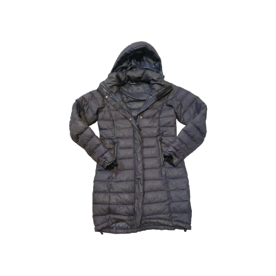 Bergans of Norway Down Coat  Womens XS Long Hooded Blue  Down  Winter Ski Parka - Image 1 of 4