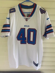 Nike Von Miller Buffalo Bills White NFL On Field Jersey Men's Size Large - Picture 1 of 8