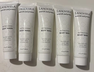 Lot Of 5 Lanovera Refreshing Body Wash, 2oz MGM Resorts NEW - Picture 1 of 3