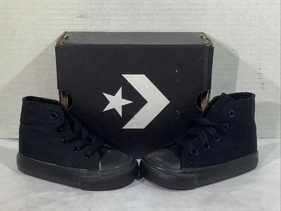 Zapatillas altas Converse para niños pequeños talla 5 EU 21 negras monocromáticas CT AS SP AJ-1500 Foto 1 de 4