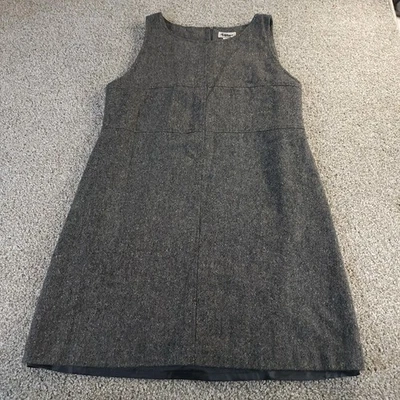 Vestido LL Bean Mujer 20 Reg Lana Cambio Forrado Sin Mangas Academia Preppy OQV59 Foto 1 de 4