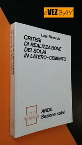 Manuale - Criteri di realizzazione solai in Latero-Cemento Ranocchi 1983 ANDIL - Picture 1 of 9