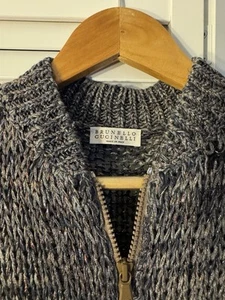 Brunello Cucinelli Women’s Knit Top - Size S - Made in Italy - Metallic Blend - Picture 1 of 5