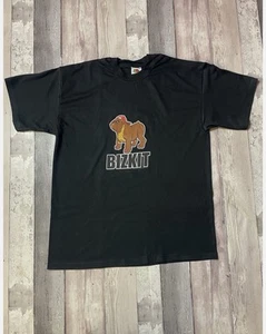 Limp Bizkit Bulldog Dog Vintage 00’s NuMetal Band Tees M Q1 - Picture 1 of 8