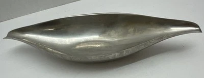 MCM WMF Cromargan Germany Stainless 12" Dual Spout Serving Dish Bowl - Image 1 of 4