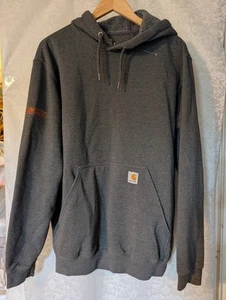 Carhartt Hoodie With Company Logo Sz. Medium - Picture 1 of 11