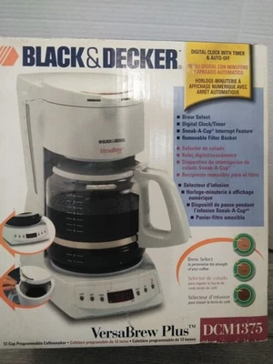 N.O.S. 2005 - Black & Decker DCM 1375 Versa Brew Plus Coffee Maker (Sealed) - Image 1 of 4