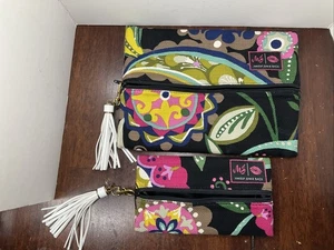 2 bolsas de maquillaje MJ planas pequeñas y grandes - Imagen 1 de 13