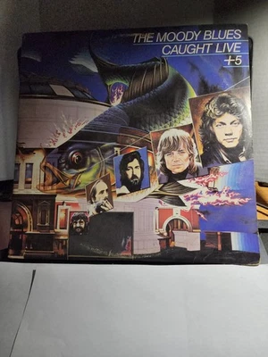 The Moody Blues – Caught Live +5 VINYL LP RECORD 2 PS 690/1 LONDON DECCA VG R46 Foto 1 de 2
