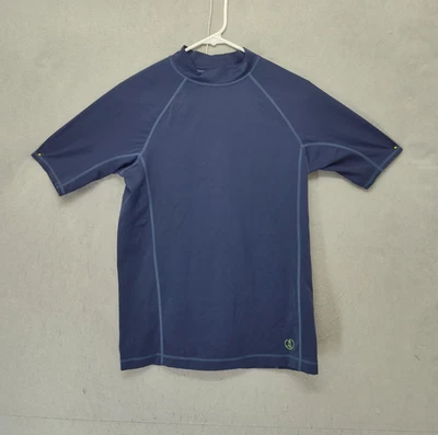 Camisa de natación Lands End niños grande 14-16 azul protector contra erupciones protección solar UV nailon Foto 1 de 4
