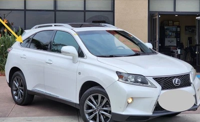 LEXUS RX350 RX450H 2010-2015 cuarto de pasajero trasero derecho ventana de cristal OEM Foto 1 de 4