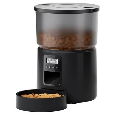 Futterautomat Katze Kunststoff 3L programmierbar Timer 1-6 Mahlzeiten - Bild 1 von 4