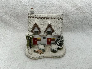 Boxed Lilliput Lane Christmas Snowed Cottage Yuletide Visitors L2948 2006 - Picture 1 of 7
