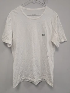 Boss weißes Jersey Kurzarm T-Shirt Gr. L (T7) - Bild 1 von 6
