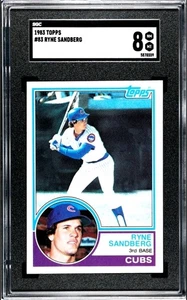 1983 Topps Ryne Sandberg (RC) Rookie SGC 8 #83 Chicago Cubs - Bild 1 von 2