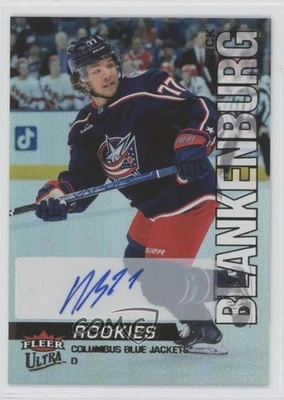 2022 Upper Deck Fleer Ultra Rookies Rainbow Foil Nick Blankenburg Rookie Auto RC - Image 1 of 2
