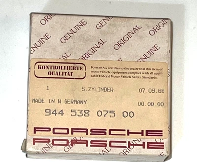 NOS Porsche 968 944 1985-95 Ignition Lock Cylinder with Keys Genuine 94453807500 - Image 1 of 3