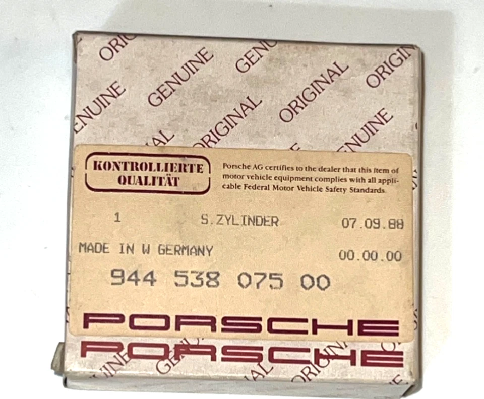 Nuevo de Lote Antiguo Porsche 968 944 1985-95 Cilindro de Bloqueo de Encendido con Llaves Genuino 94453807500 Foto 1 de 3