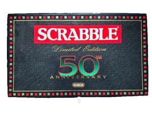 Scrabble Limited Edition 50th Anniversary Board Game 1998 Mattel 100% Complete - Picture 1 of 5