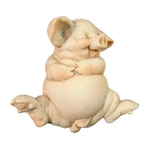 ARTEFICE OTTANTA Ferkel Harz Schwein Figur kichernd D. Esposito 1992 Italien 8" NM - Bild 1 von 15