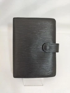 Louis Vuitton Authentic Notebook Cover Epi Leather Agenda PM Noir Made in Spain - Bild 1 von 8