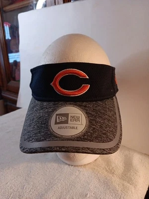 New Era Adjustable Visor, Chicago Bears. OSFM.  - Image 1 of 4