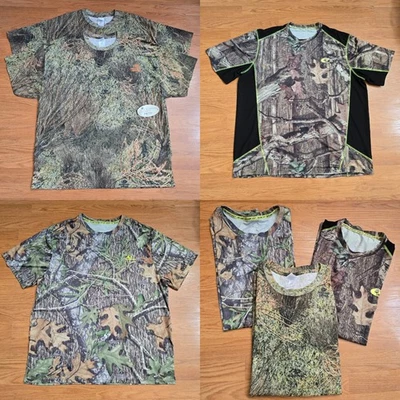 Lot Of 4 Mossy Oak Obsesssion Break Up Infinity Camo Top T Shirt Men Sz 2XL NWT - Image 1 of 4