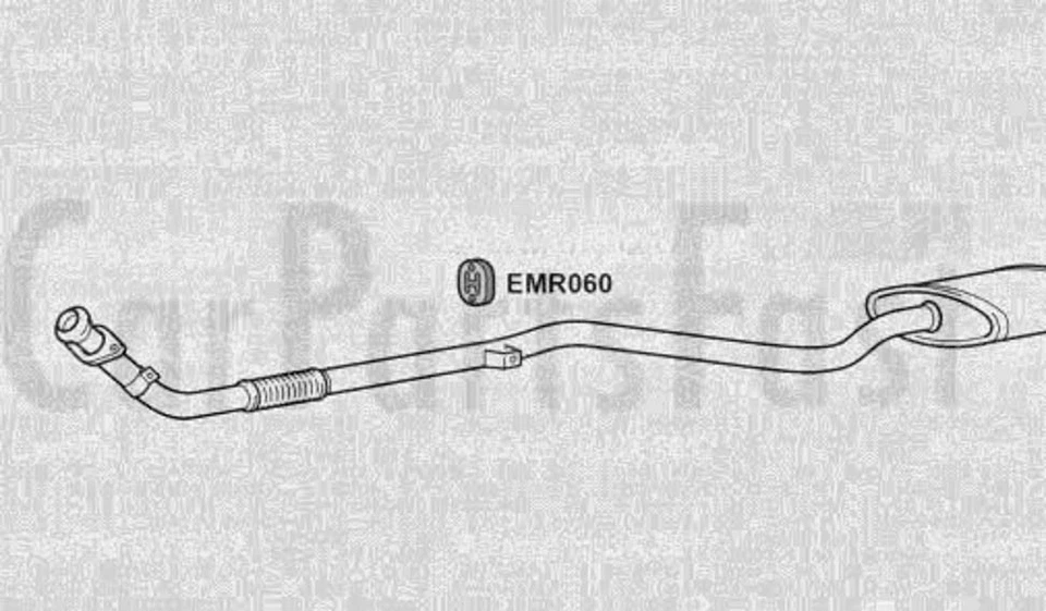 EXHY2007 Frente Silenciador Caja Hyundai Pony 1.3 Gasolina Saloon 10/1985A Foto 1 de 1